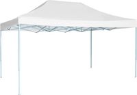 vidaXL Partytent inklapbaar 280x410x315 cm staal wit