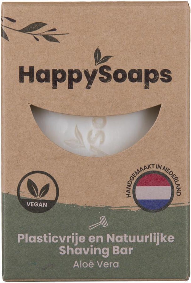 HappySoaps Plasticvrije scheerbar | Aloë Vera