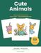 Cute Animals: 50 Bold & Easy Drawings for Adults and Kids — Dogs, Cats, Woodland Animals, Cosy Cottages and Friendly Dinosaurs, One Per Page, Single-Sided