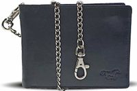 Safekeepers Portemonnee Heren met ketting - Grote portemonnee uitgebreid - Chain Wallet - Biker Wallet - Heren portefeuille - zwart