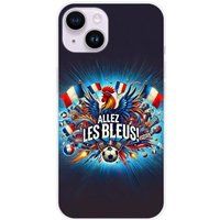 Apple iPhone 15 Allez les bleus bedrukt siliconen hoesje