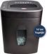 DESQ 20065 Papierversnipperaar - 12 vel - 4 x 33 mm - P4 - 19 liter - Zwart