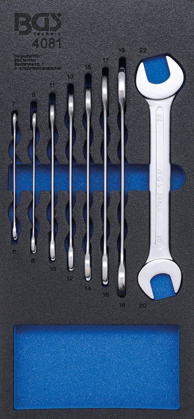 BGS Steeksleutelset 6 - 22 mm 8 delig