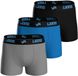 NFL Detroit Lions 3-Pack 95% Cotton Boxers | Blue/Grey/Black Size XL