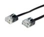 ROLINE Câble de raccordement UTP Cat.6A (Classe EA), extra plat, noir, 2 m