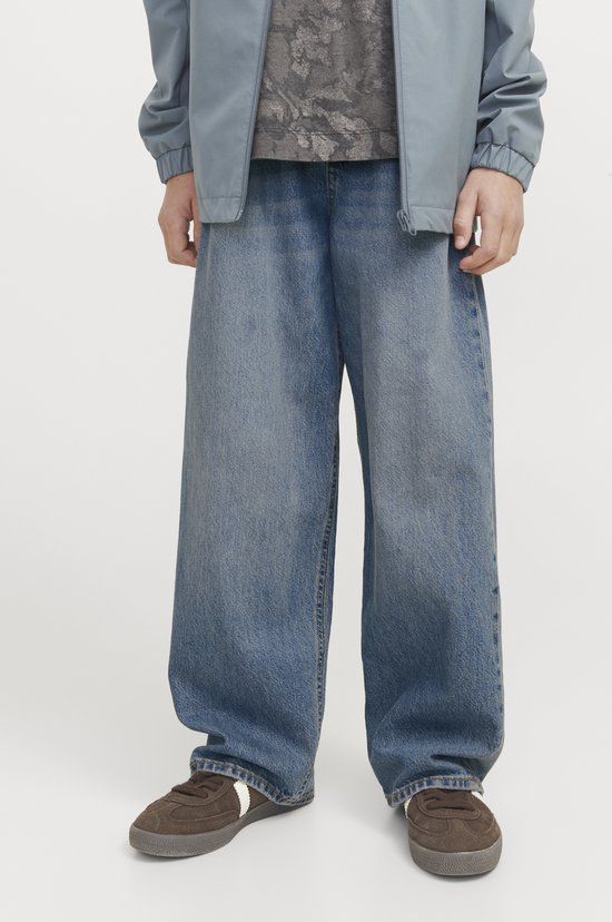 JACK&JONES Jongens Jeans JJIRON JJORIGINAL SQ 203 NOOS JNR - Blauw - Maat 152