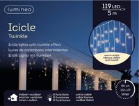 Lumineo IJspegelverlichting - 2 stuks - Warm wit - 500 cm - 119 LED lampjes