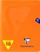 Clairefontaine 383751Cpack Mimesys Pak met 10 Geniete Schriften Oranje - 17x22 cm - 48 Pagina’s Grote Ruit - Wit Papier 90 g - Polypro Kaft