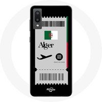 Maniacase Etui voor Samsung Galaxy A02 Vliegticket Algerije