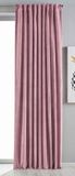 Gardinenbox Milano Verduisteringsgordijn fluweel oudroze 280x135 cm