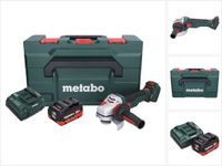 Metabo WVB 18 LTX BL 15-125 Quick accu haakse slijper 18 V 125 mm borstelloos + 1x accu 10,0 Ah + oplader + metaBOX