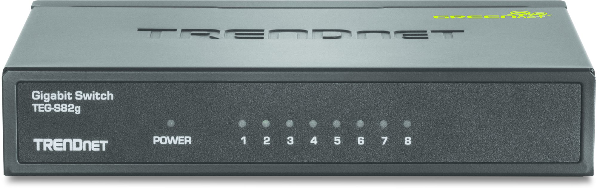 TRENDnet TEG-S82G - 8-Port Gigabit GREENnet Switch - Black