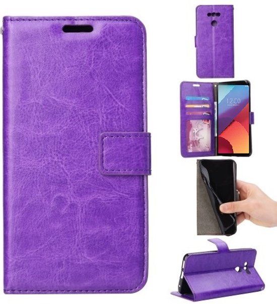 Freelancers Huawei Y6 2017 Dual Sim en Huawei Y5 2017 portemonnee hoesje paars