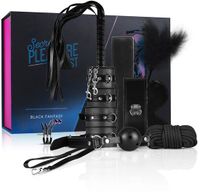 Easytoys Online Only Secret Pleasure Chest - Black Fantasy - BDSM Set - 9-delig