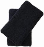 US Glove Polsbanden Zweetbanden All-Sports Katoen Zwart 14 cm