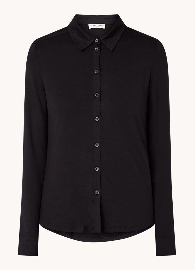 Marc O'Polo Blouse van jersey met stretch