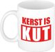 Bellatio Decorations Koffiemok - Kerst is kut - 300 ml - keramiek - kerstcadeau - kerstmis