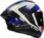 LS2 FF805 Thunder GP Aero Raute Blauw Rood 06 Integraalhelm - Maat L - Helm