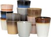 Studio Tavola Koffieset - Earth - 12 stuks - Aardewerk - Diverse Kleuren en Patronen - Magnetron- en Vaatwasserbestendig - Inclusief Koffiekopjes en Bekers