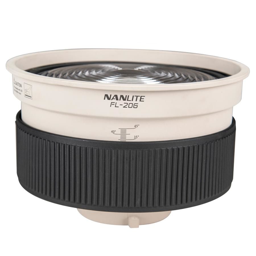 Nanlite FL-20G Verlichting Lens - Zwart, Wit - 23.6 cm - 798 g
