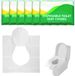 Merkloos Wegwerp Toiletbrilbekleding - Hygiënische bescherming - 60 stuks