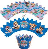 Dekora Paw Patrol Cupcake Wrappers + Prikkes set/12