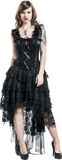 Burleska Ophelie Dames Maxi-jurk - Zwart - L