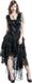 Burleska Ophelie Dames Maxi-jurk - Zwart - L