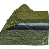 CRIVIT couverture de camping 3-en-1, avec sac de rangement intégré. (Vert)