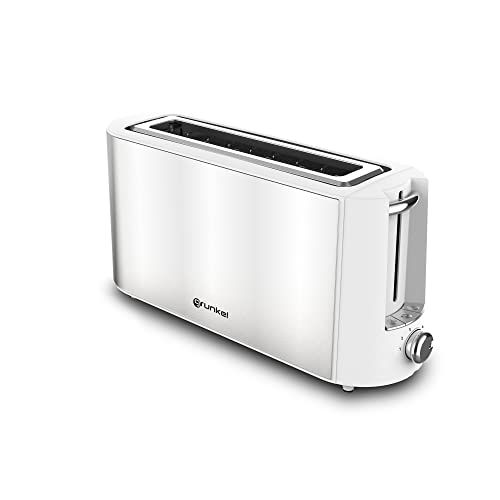 Grunkel - TS-MAXISTEEL - Extra brede sleufbroodrooster - roestvrij staal - 1000 W