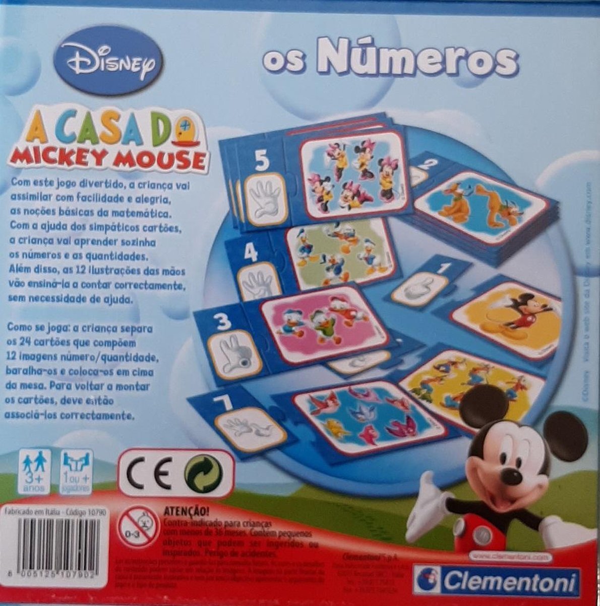 Clementoni Disney A Casa Do Mickey Mouse os Números 3+anos