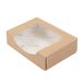 50 Thepack 50 stuks sushi-bakjes + venster Eco 220 G/M2 17,5 x 12 x 4,5 cm natuurlijk nano-micro golfkarton
