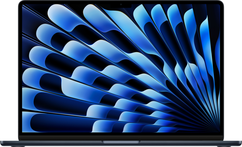 Apple Apple MacBook Air 15" (2023) M2 (8 core CPU/10 core GPU) 8GB/1TB Middernacht AZERTY