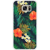 Samsung Bedrukt siliconen hoesje compatibel met Galaxy S7 Edge Tropical