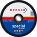 Dronco AS30T-180 metalen slijpschijven, 30 T Special, 180 mm diameter, 2,5 mm dikte, 22 mm diameter, 8,600 omw/min, 25 stuks