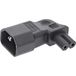 InLine 16723D Adaptateur d'alimentation C14 vers C7 Noir