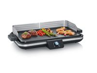 Severin PG 8564 Grill de contact - Noir/Inox - 2300W - 1500 cm² surface de grill