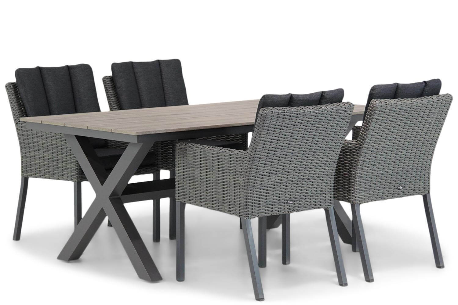 Garden Collections Oxbow/Forest 180 cm dining tuinset 5-delig