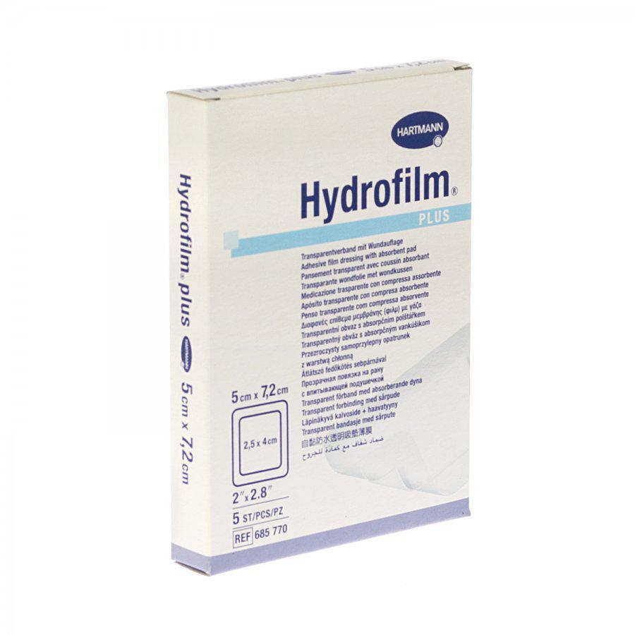 Hydrofilm plus 5x7 2cm 5 stuks