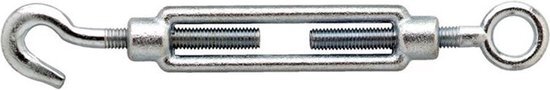 DX spanschroeven/draadspanner - haak/oog - M6x110mm - 1480-06A - 10 stuk