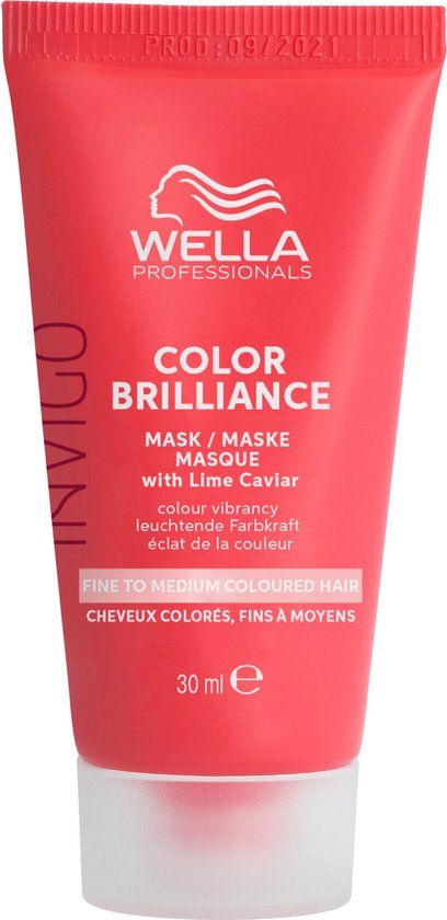 Wella Professionals INVIGO BRILLIANCE Brilliance Mask Fine Haarmasker voor alle haartypes - 30ML