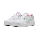 Puma Kinderschoenen Lage Sneakers Carina 3.0 PS Vrouwen Puma White-Sea Glass Maat 32.5