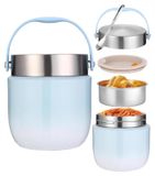 Contenant alimentaire chaud portable 120 cl pour soupe et bouillie