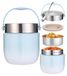 Contenant alimentaire chaud portable 120 cl pour soupe et bouillie