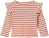 Vertbaudet Baby meisjesshirt met lange mouwen, roze, maat 68