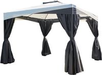 Sojag Malta 1010 - Aluminium Paviljoen 3x3 mtr met afneembaar stoffen dak