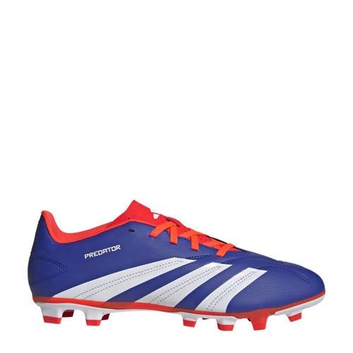 adidas Performance Predator Club Sr. voetbalschoenen blauw/wit/rood