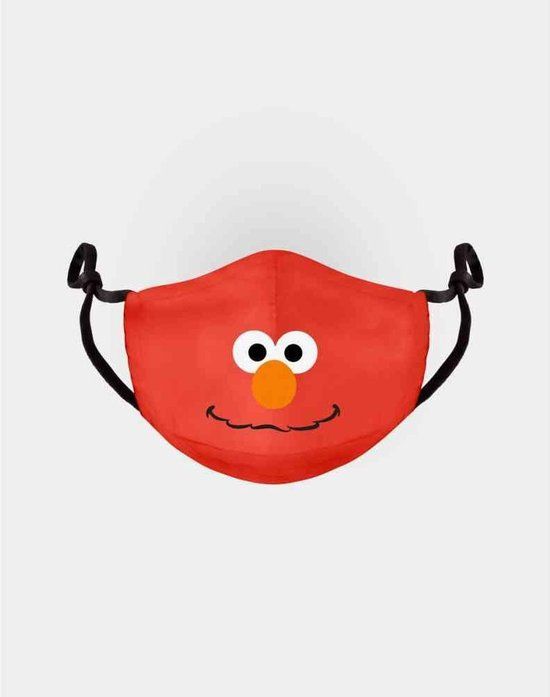 Sesame Street Elmo Face Mask - Red - Adjustable - 1 Pack