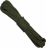 Merkloos / Sans marque 2x Stevig outdoor touw/koord 7 mm 15 meter - Groen - Nylon