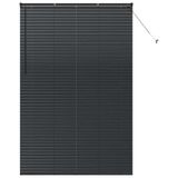 VidaXL Venetiaanse jaloezie Zwart Aluminium 175 x 155 cm